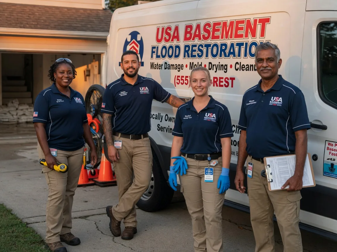 Basement Flood Cleanup company in Woodford, WI