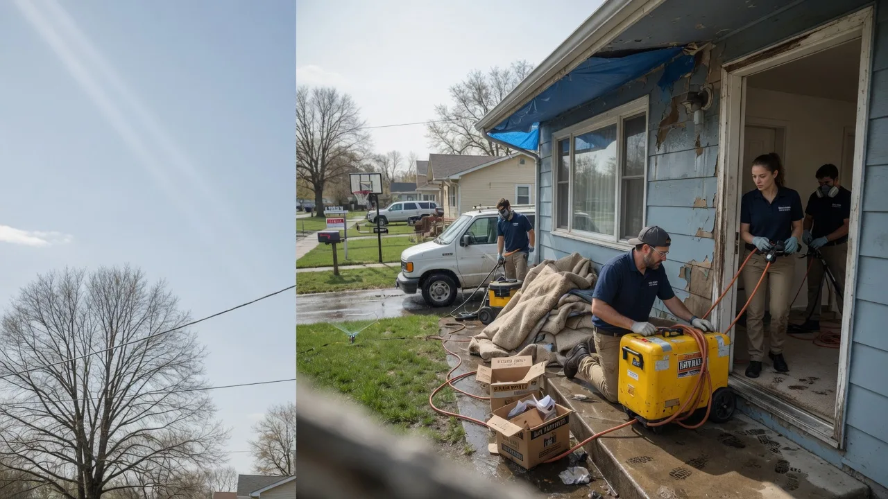 Basement Flood Cleanup in Woodford, WI near me